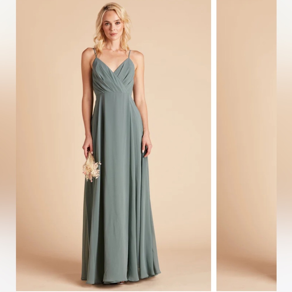Birdy Grey Kaia Dress Chiffon Sea Glass